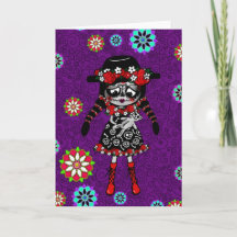 Día de Muertos Kawaii Girl personalised
