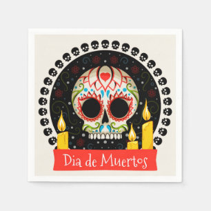 Dia De Muertos Napkin
