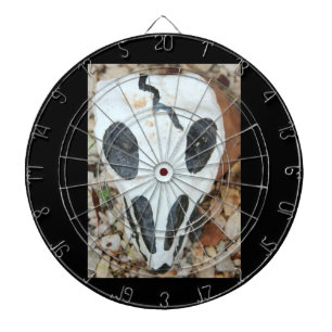 Dia de Muertos painted skull Dartboard
