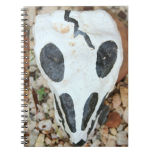 Dia de Muertos painted skull Notebook