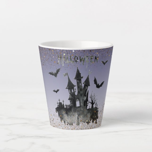Día de Muertos para halloween Latte Mug (Front)