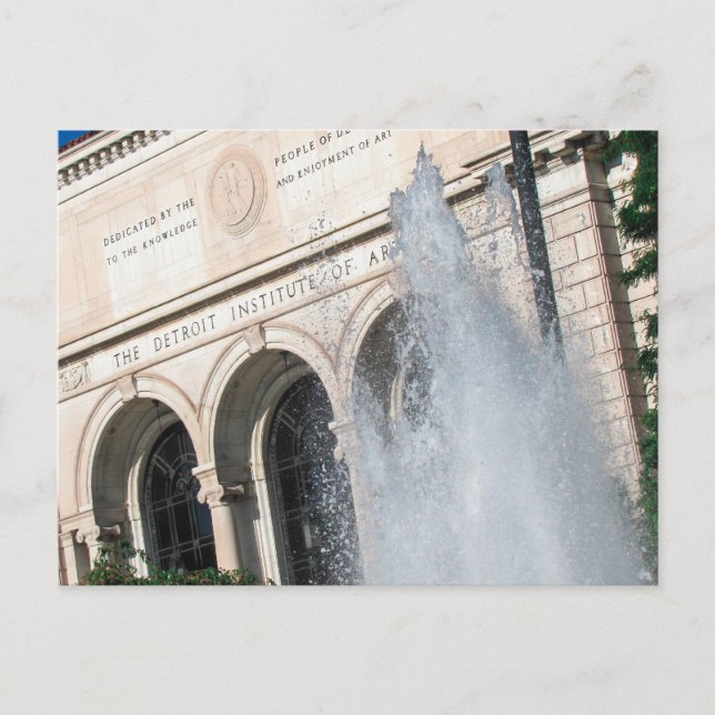 DIA - Detroit Institute of Arts Postcard (Front)