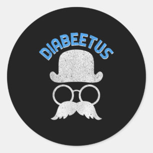 Diabeetus  classic round sticker