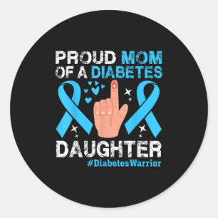 Diabetes Awareness 2024 Diabetes Month Awareness Classic Round Sticker