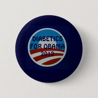 DIABETES AWARENESS 6 CM ROUND BADGE