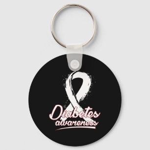 Diabetes Awareness Cancer awareness Key Ring