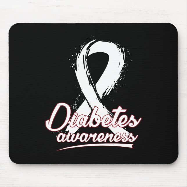 Diabetes Awareness  Cancer awareness Mouse Pad (Front)