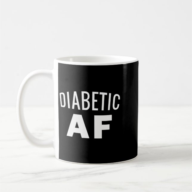 Diabetes Awareness Coffee Mug (Left)