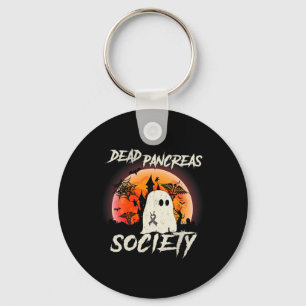 Diabetes Awareness Dead Pancreas Society Halloween Key Ring