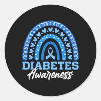 Diabetes Awareness Design 41 Classic Round Sticker