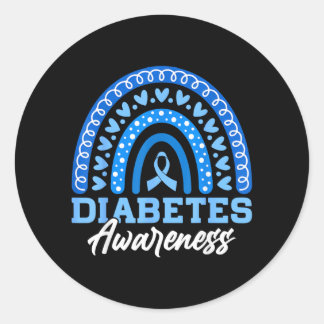 Diabetes Awareness Design 42 Classic Round Sticker