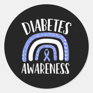 Diabetes Awareness Diabetes Type 1 Pancreas Disfun Classic Round Sticker