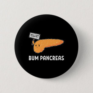 Diabetes Awareness Diabetic Type 1 Fun Useless Pan 6 Cm Round Badge