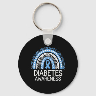 Diabetes Awareness Image Key Ring