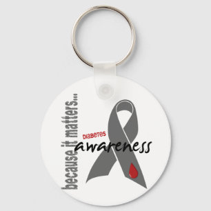 Diabetes Awareness Key Ring