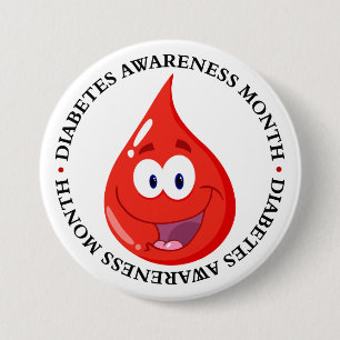 Diabetes Awareness Month 7.5 Cm Round Badge