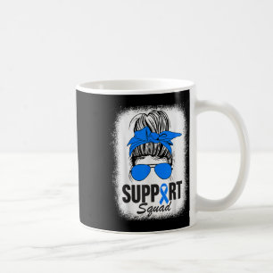 Diabetes Awareness Month Flag Blue Ribbon T1d Type Coffee Mug