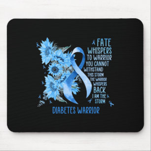 Diabetes Awareness Month Gifts For Powerful Warrio Mouse Pad