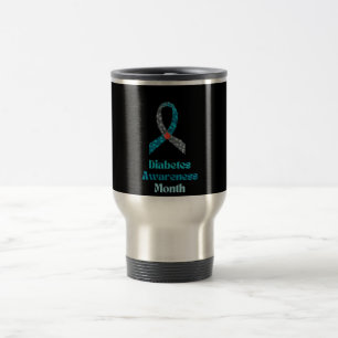 diabetes awareness month travel mug