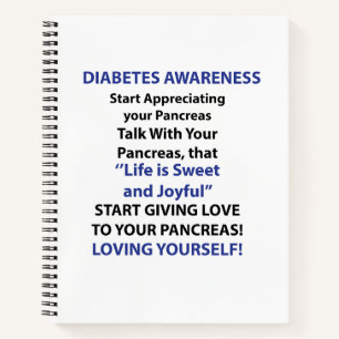 Diabetes Awareness Notebook
