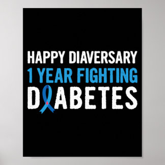 Diabetes Awareness Pun For A Type 1 Diabetes Poster