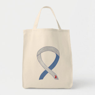 Diabetes Awareness Ribbon Custom Art Tote Bag