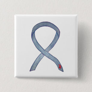 Diabetes Awareness Ribbon Custom NIDDM Pins