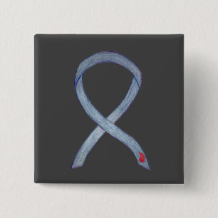 Diabetes Awareness Ribbon Custom NIDDM Pins