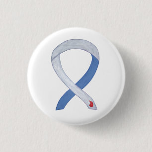 Diabetes Awareness Ribbon IDDM Custom Pins