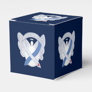Diabetes Awareness Ribbon IDDM Party Favour Box