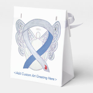 Diabetes Awareness Ribbon IDDM Party Favour Boxes