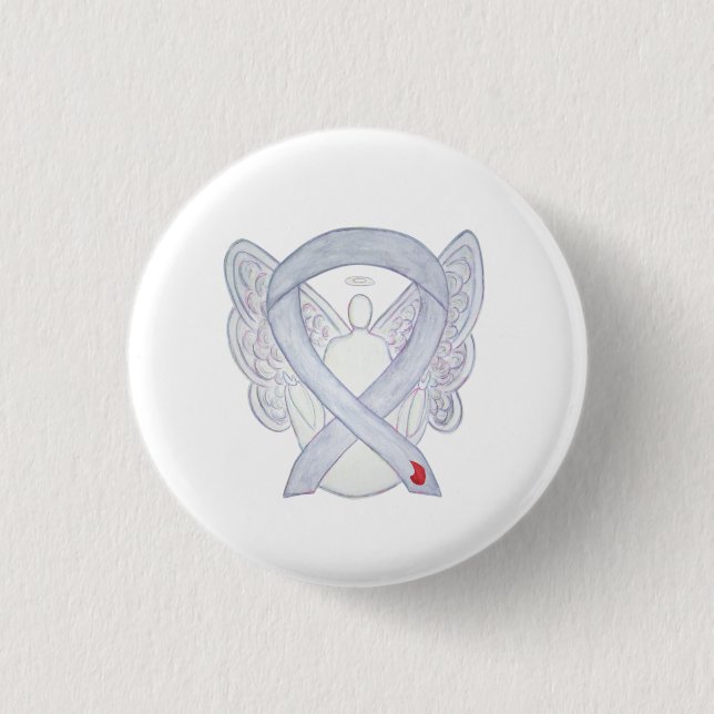 Diabetes Awareness Ribbon NIDDM Custom Pins (Front)