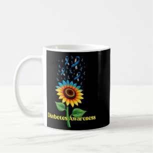 Diabetes Awareness Suower Design Coffee Mug