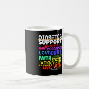 Diabetes Awareness Support Month Walk Coffee Mug