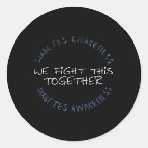 Diabetes Awareness T1d - Diabetes Mum Dad Family G Classic Round Sticker