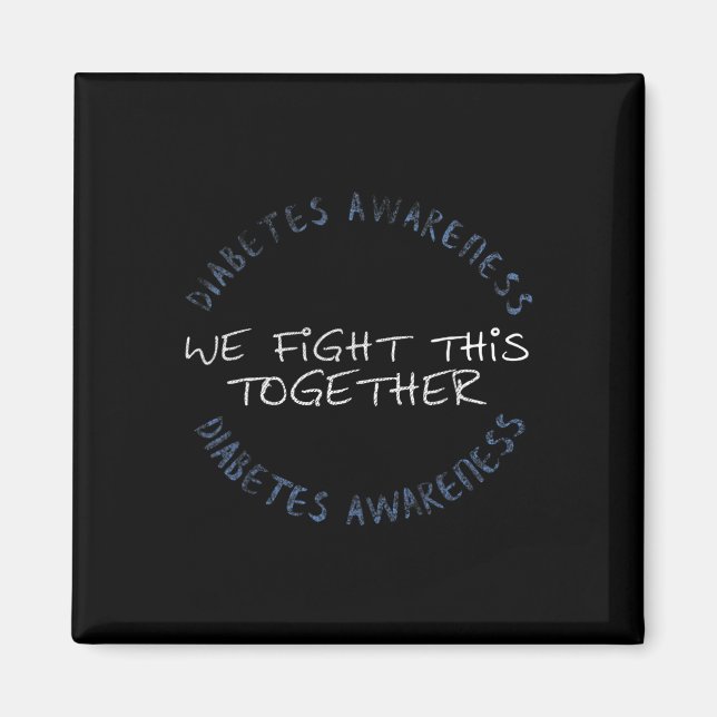 Diabetes Awareness T1D - Diabetes Mum Dad Family G Magnet (Front)