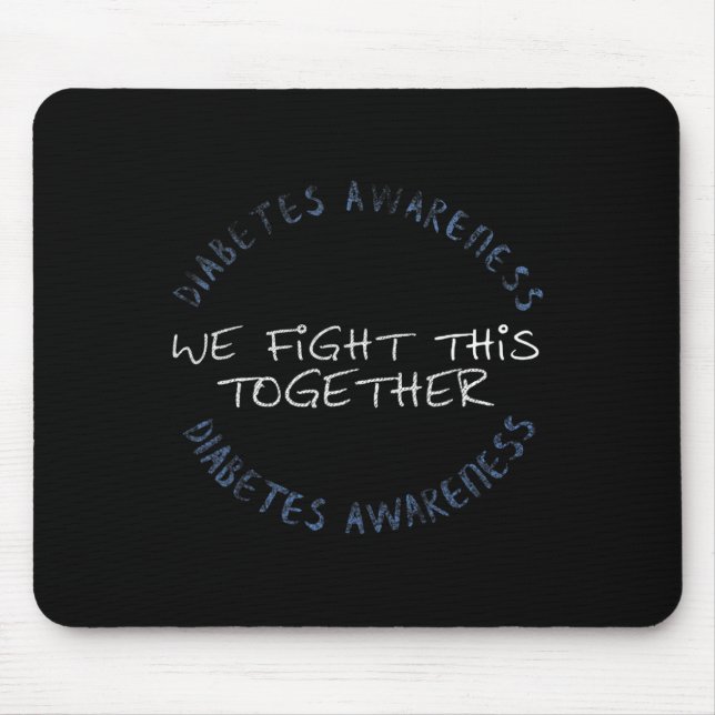 Diabetes Awareness T1D - Diabetes Mum Dad Family G Mouse Pad (Front)