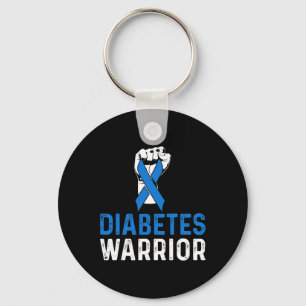 Diabetes Awareness T1d Diabetes Warrior Key Ring