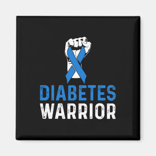 Diabetes Awareness T1d Diabetes Warrior Magnet