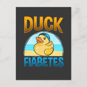 Diabetes Awareness T1D Diabetic Medical Health Postcard