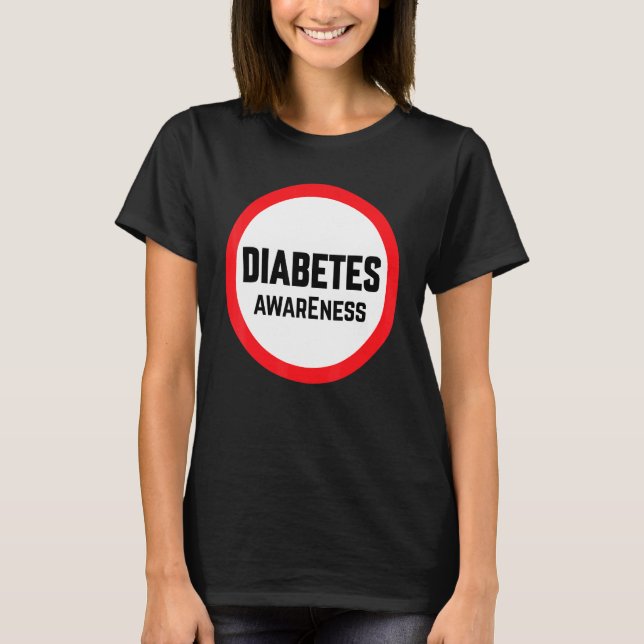 Diabetes Awareness T-Shirt (Front)