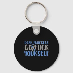 Diabetes Awareness Type 1 2 - Diabetic T1d T2d 10 Key Ring