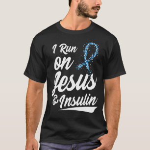 Diabetes Awareness Type 1 2 Diabetic T1D T2D T-Shirt