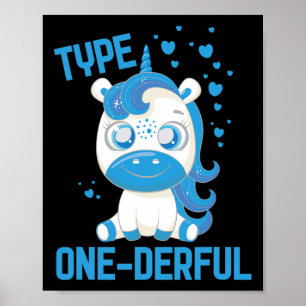 Diabetes Awareness Type 1 - Diabetic T1d  Poster
