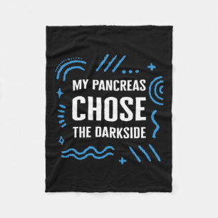 Diabetes Awareness Type One Insulin Fighter Suppor Fleece Blanket
