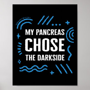 Diabetes Awareness Type One Insulin Fighter Suppor Poster