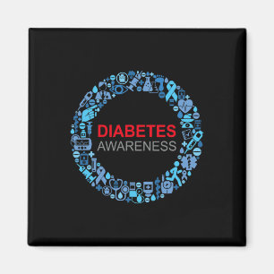 Diabetes Awareness World Diabetes Day Magnet
