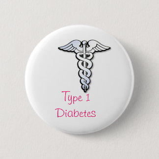 Diabetes Badge - Pink