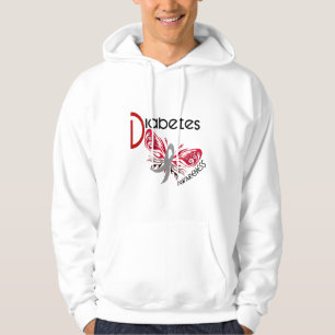 Diabetes BUTTERFLY 3 Hoodie