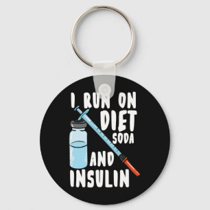 Diabetes Diet Soda And Insulin Diabetic  Key Ring